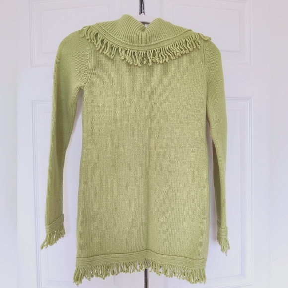 Kids Green Cardigan - Picture 2 of 3